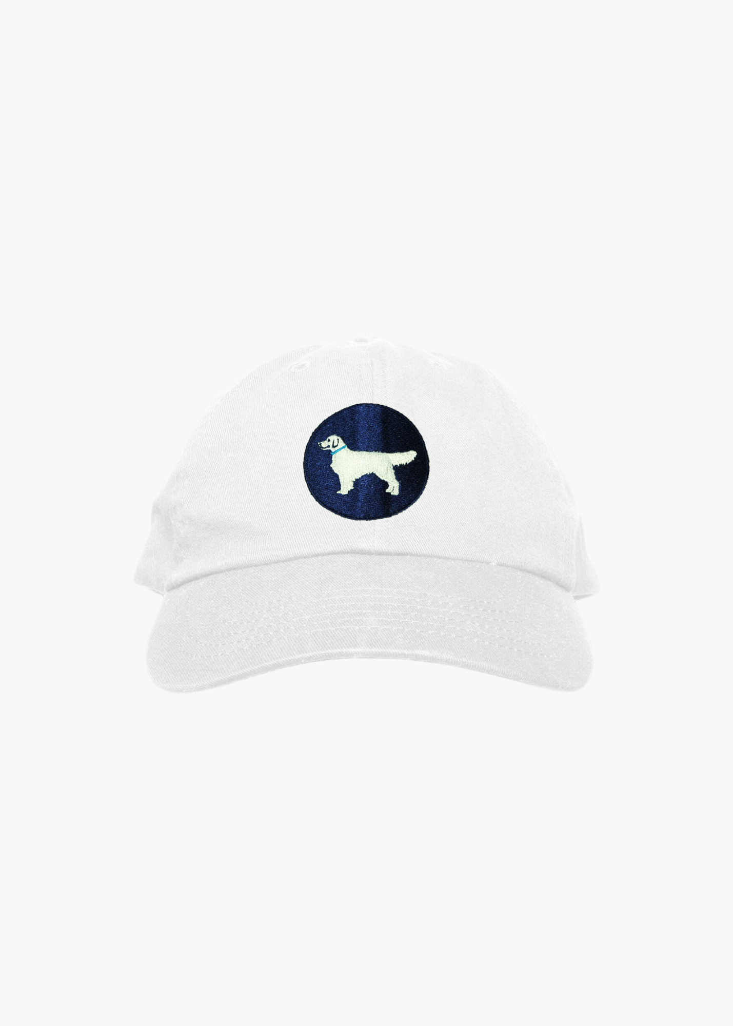 White Dog Hat | White Dri Fit
