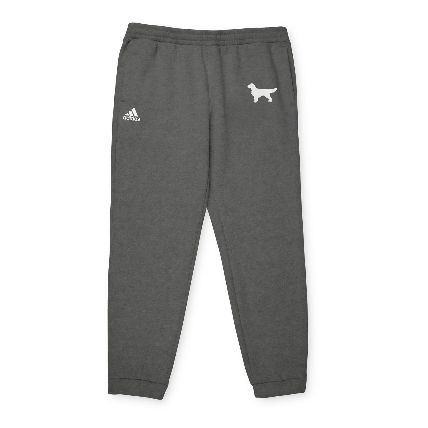 Men's Dark Grey adidas Unisex Fleece Joggers