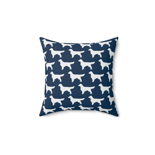 Live Life Golden Square Pillow