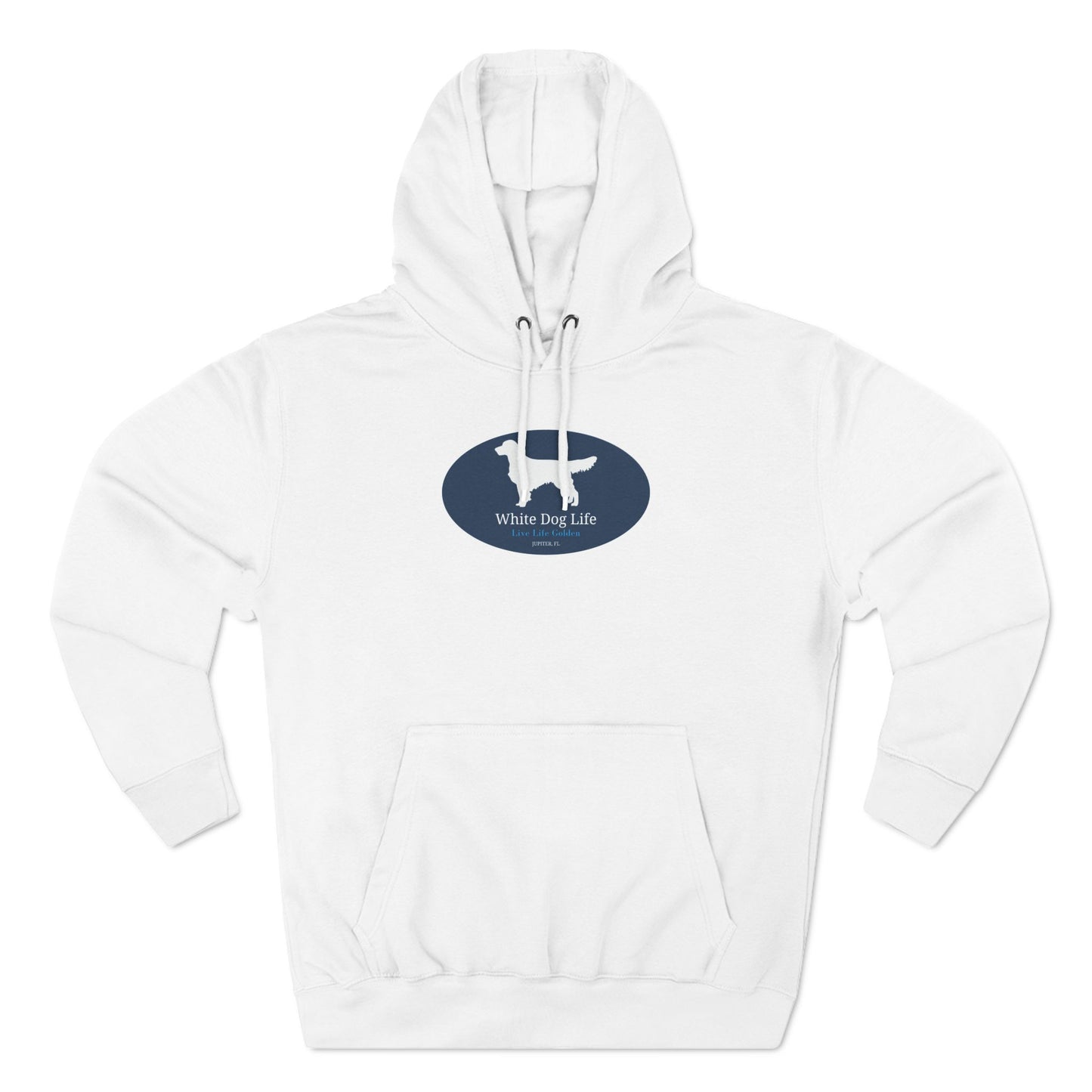 Navy Live Life Golden Hoodie