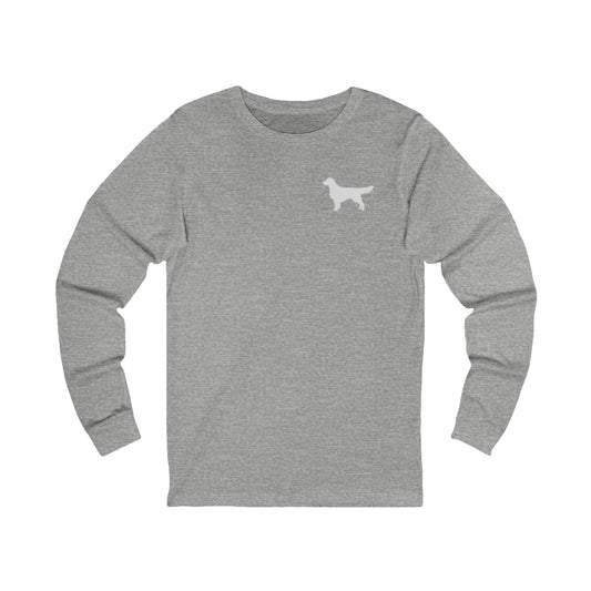 Men's Grey Signature Long Sleeve Tee