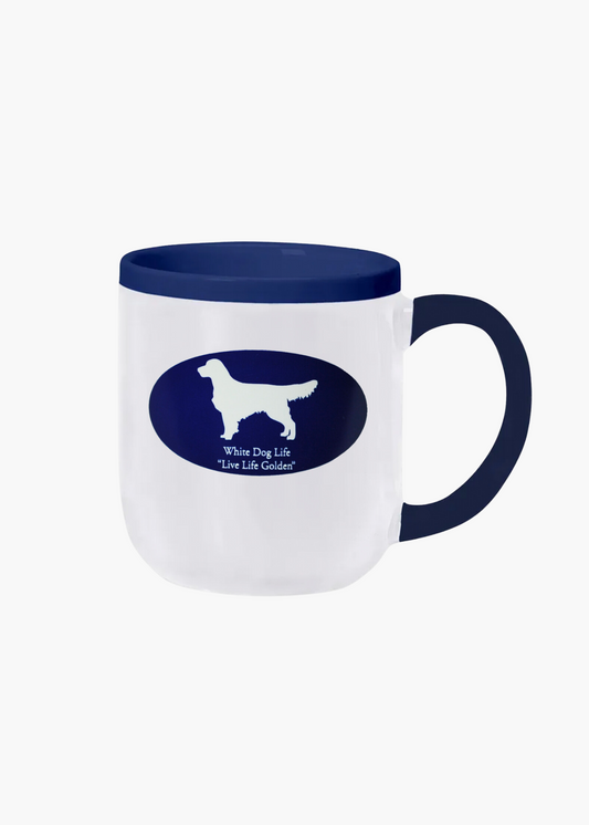 White Dog Classic Coffee Mug