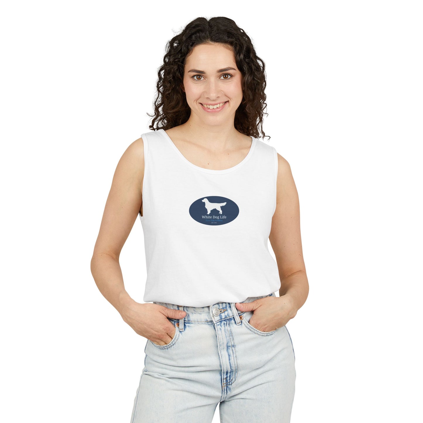 Women's White Tank Top