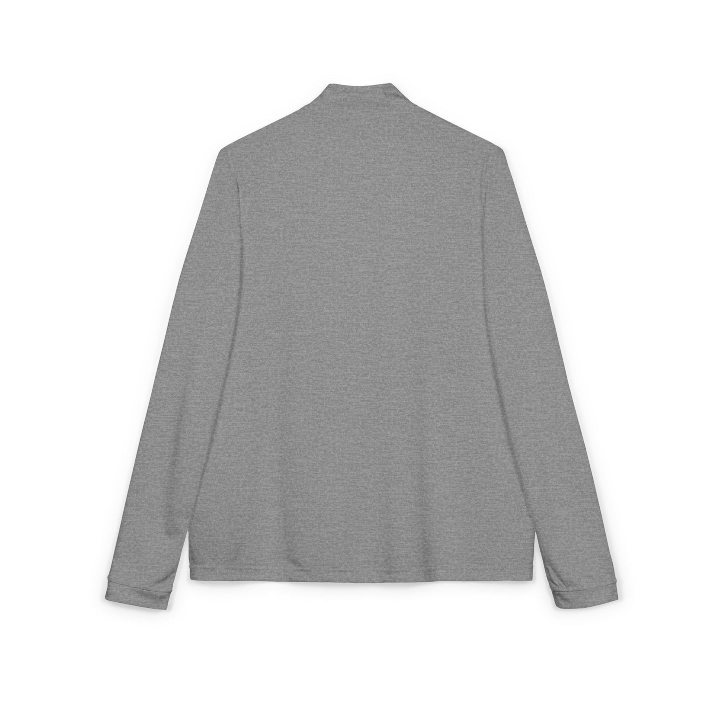 Black Heather Adidas® Quarter-Zip Pullover with Unique Embroidery