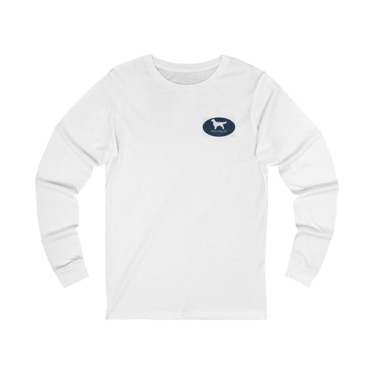 Men's White Signature Long Sleeve Tee