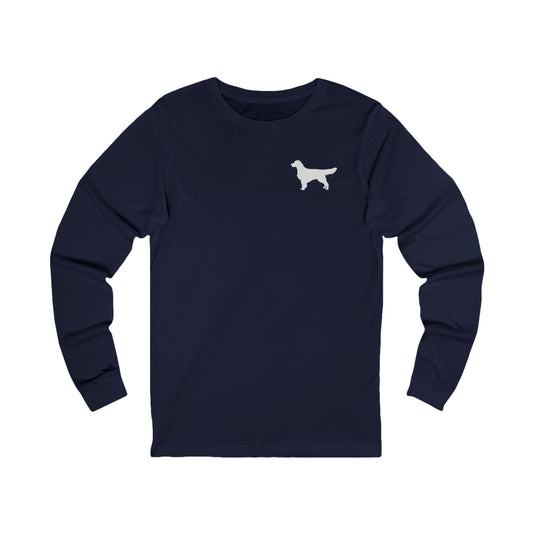 Men's Navy Signature Long Sleeve Tee